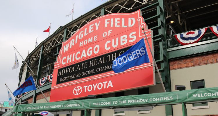 Friendly Confines is a welcome site