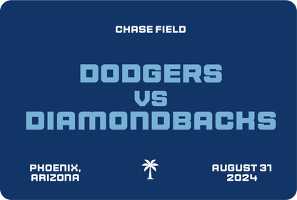 Dodgers vs Diamondbacks Takeover - August 31 2024