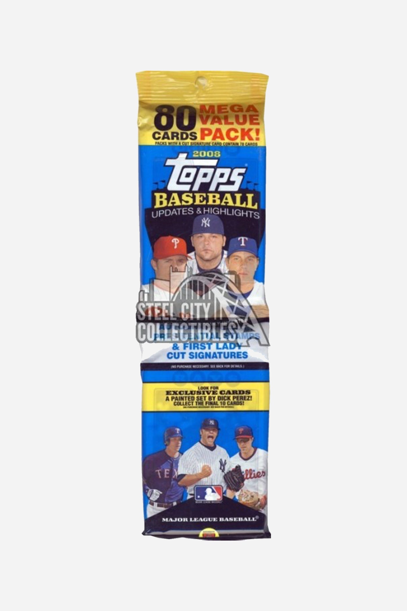 Topps 2008 Updates & Highlights Baseball Mega Rack Pack