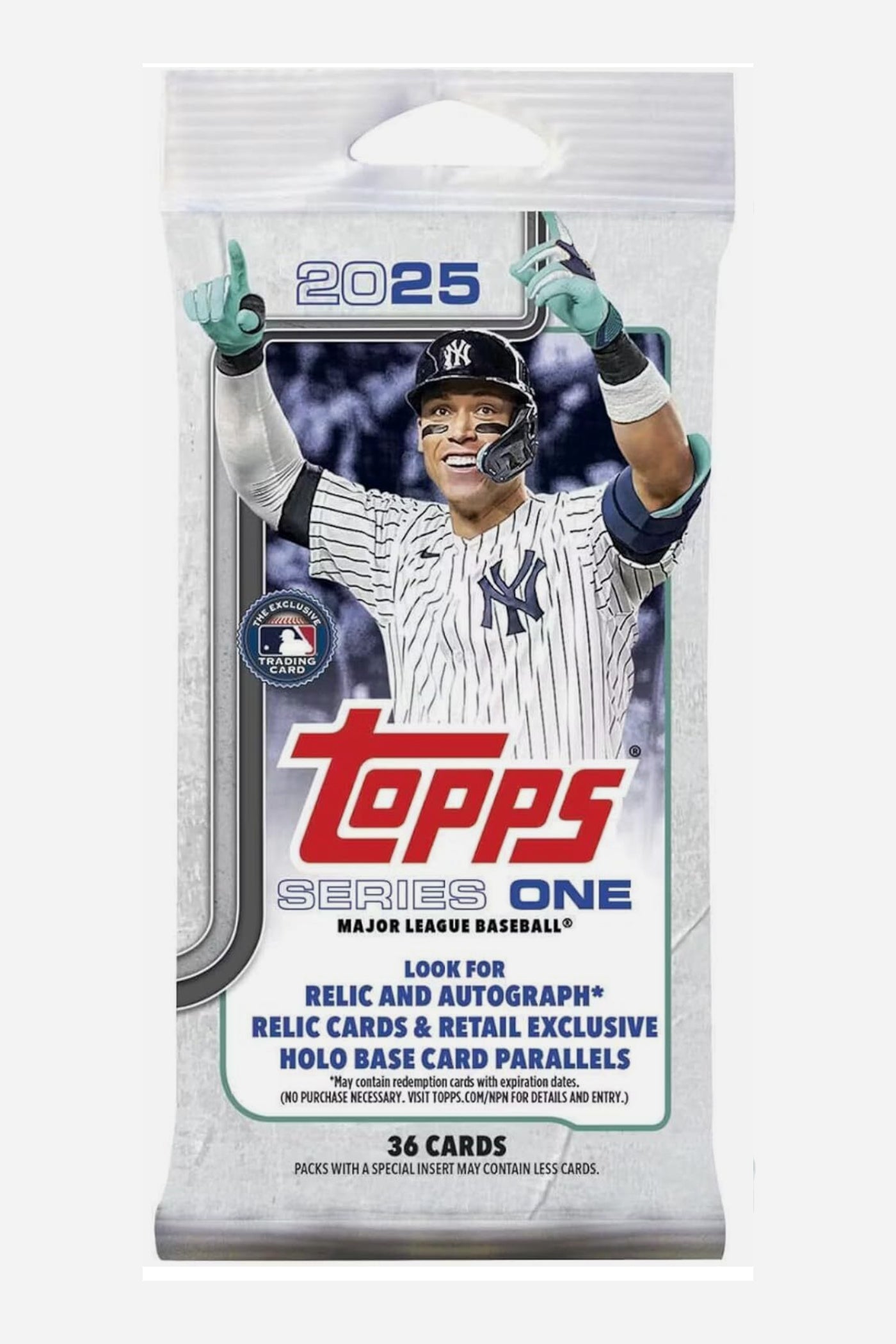 Topps Baseball 2025 Series One Jumbo Fat Pack (36 Cards)