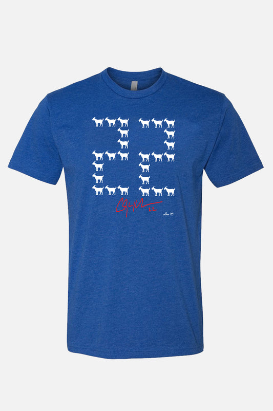 Clayton Kershaw 22 GOAT Tee | MLBPA