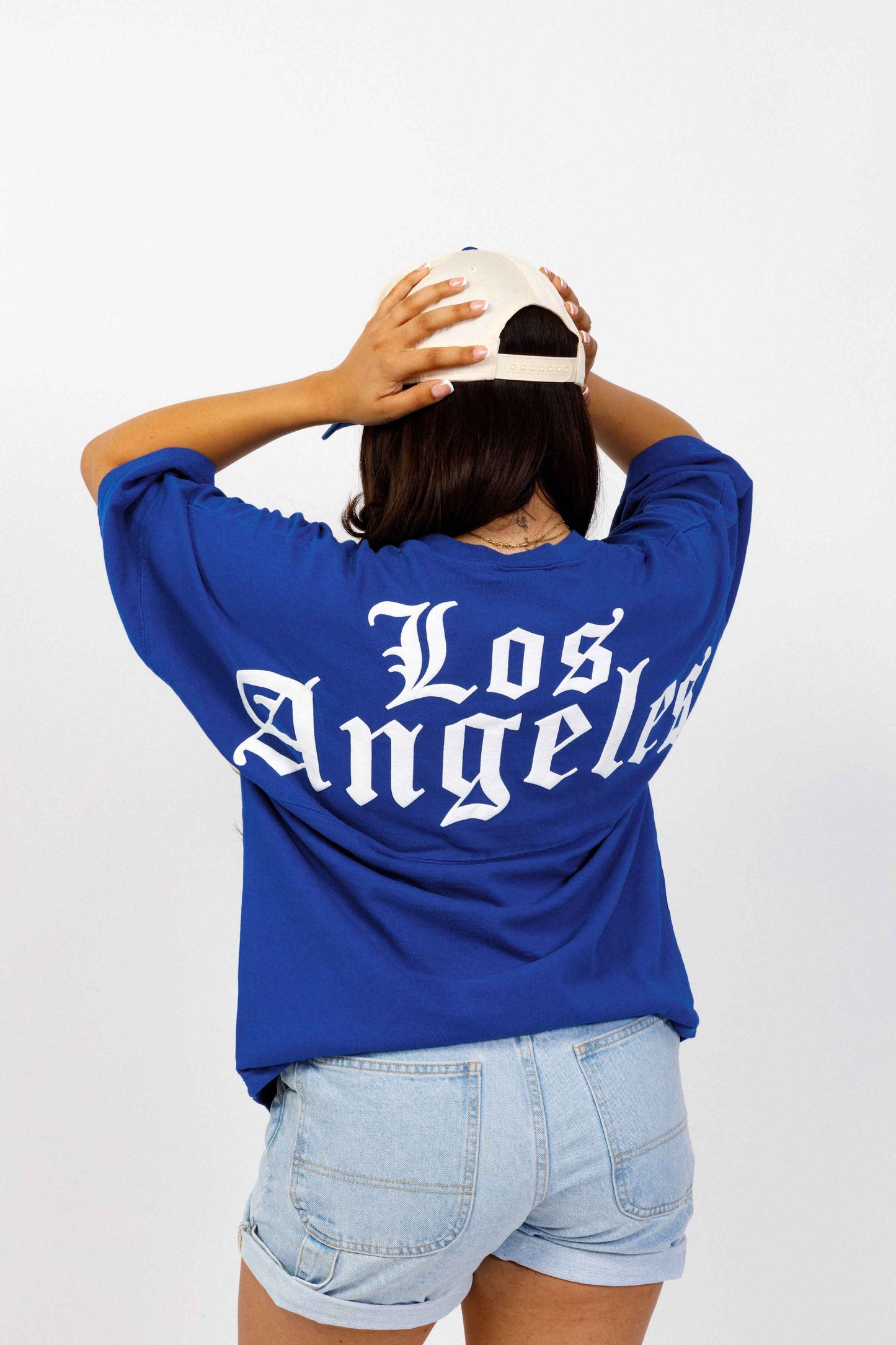 Royal Blue Old English Los Angeles  | 294 Spirit Jersey Short Sleeve