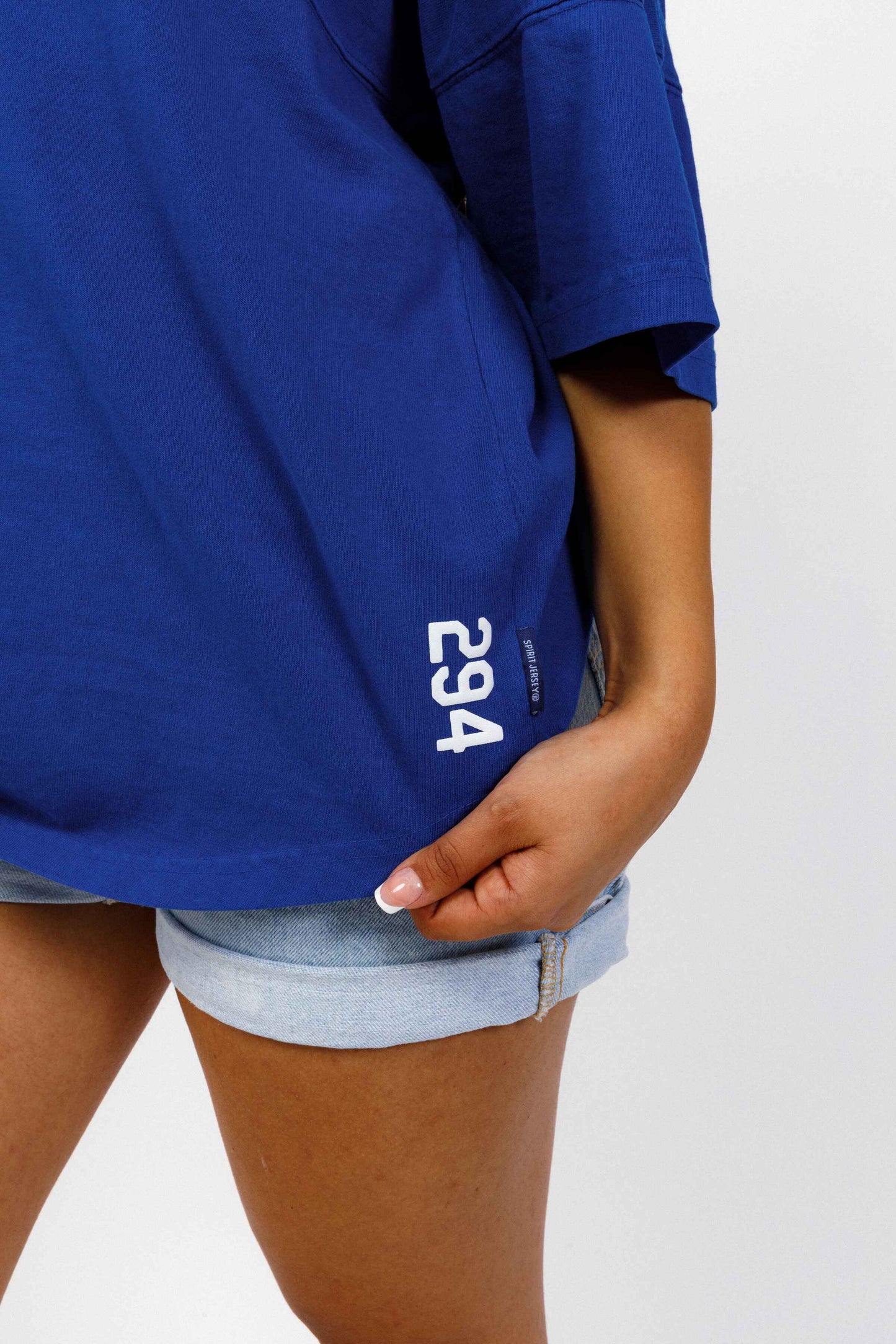 Royal Blue Old English Los Angeles  | 294 Spirit Jersey Short Sleeve