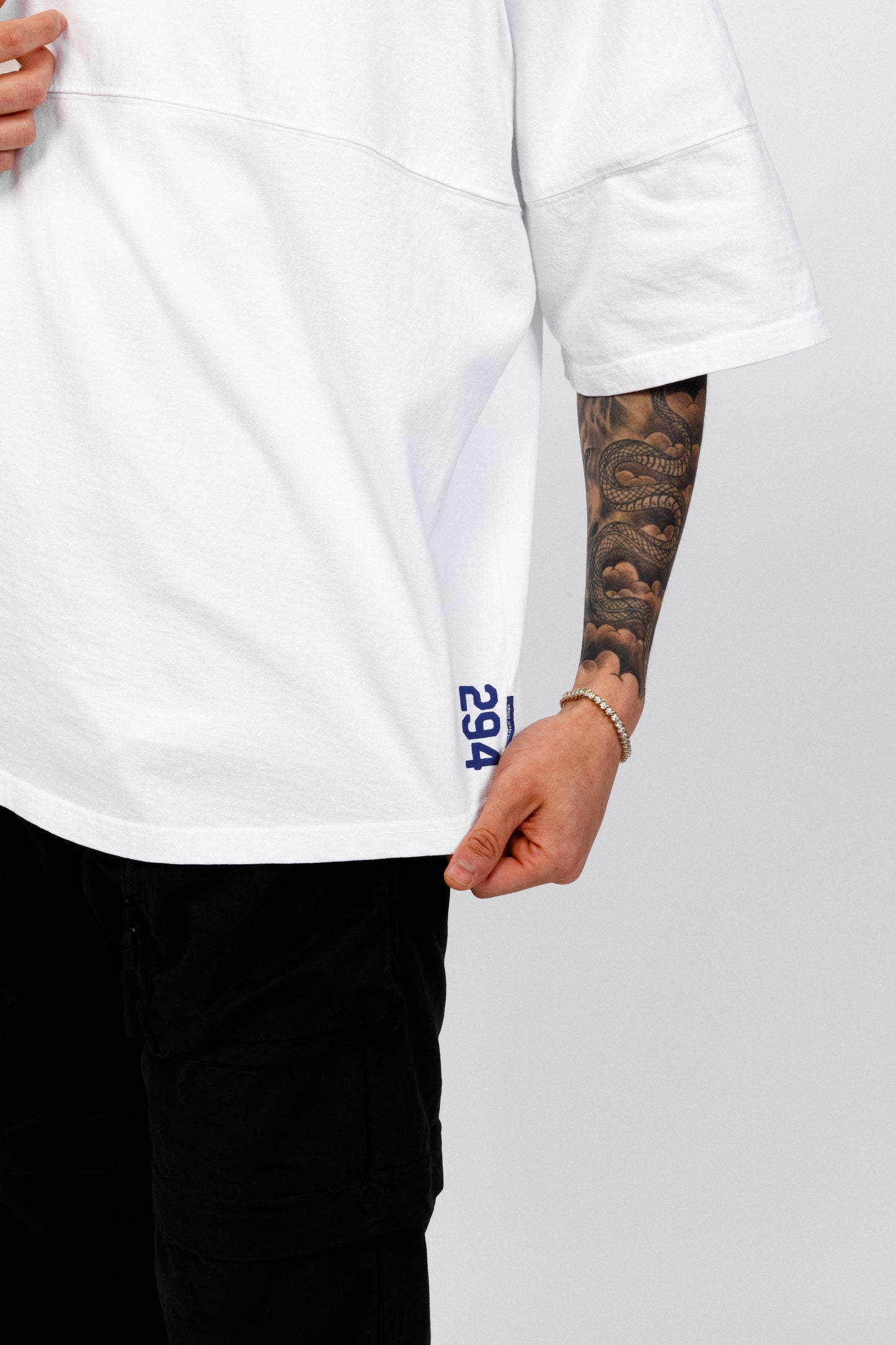 White Old English Los Angeles  | 294 Spirit Jersey Short Sleeve