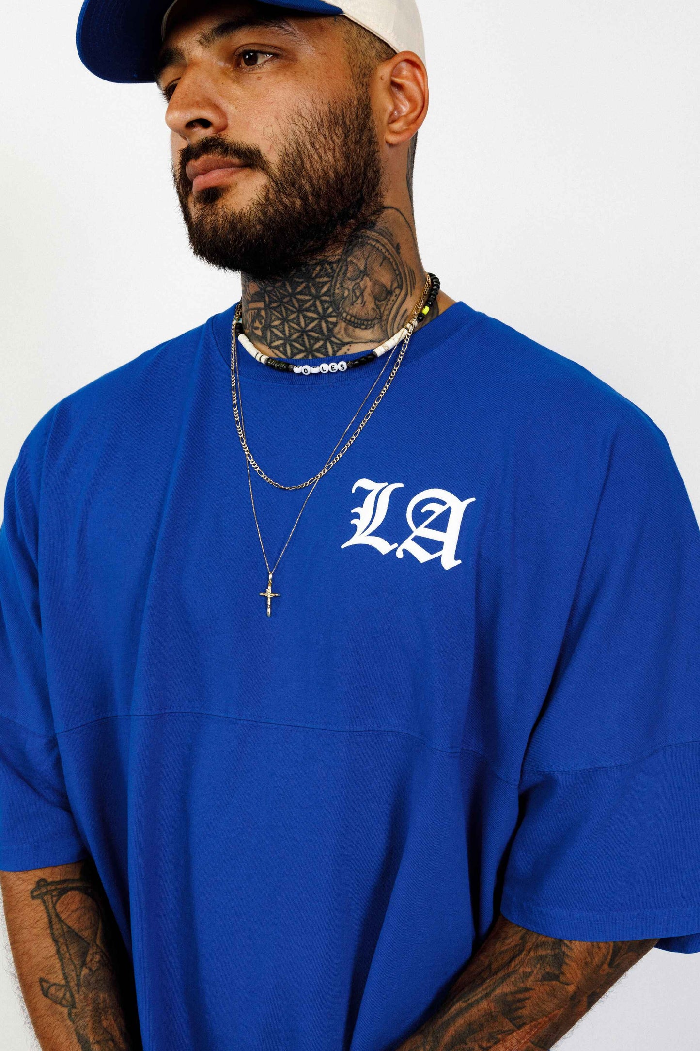 Royal Blue Old English Los Angeles  | 294 Spirit Jersey Short Sleeve