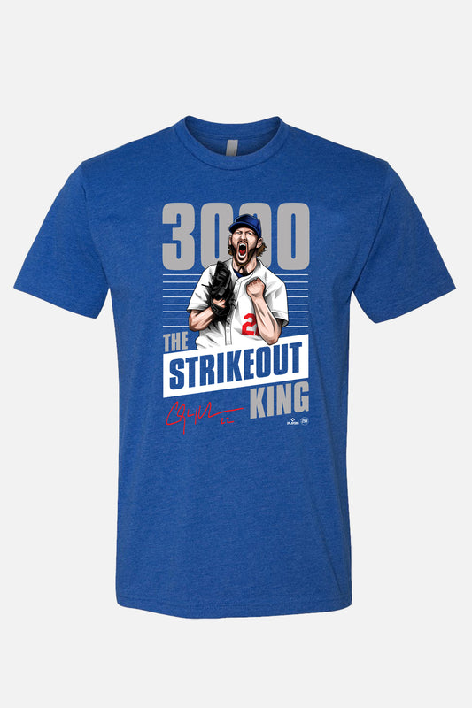 Clayton Kershaw Strikeout King Tee | MLBPA