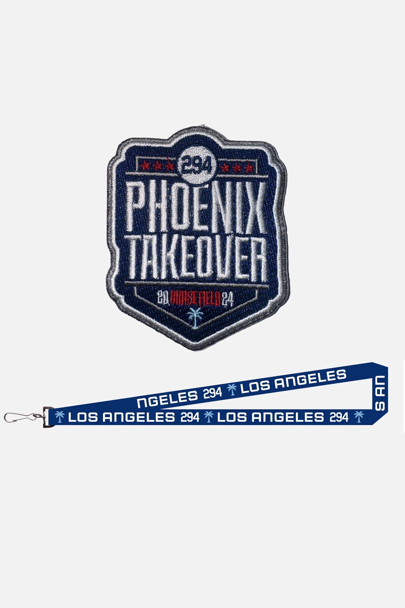 2024 Commemorative Takeover Patches + Lanyard