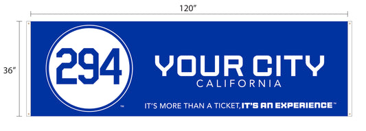 Represent your city 3' x 10' Flag