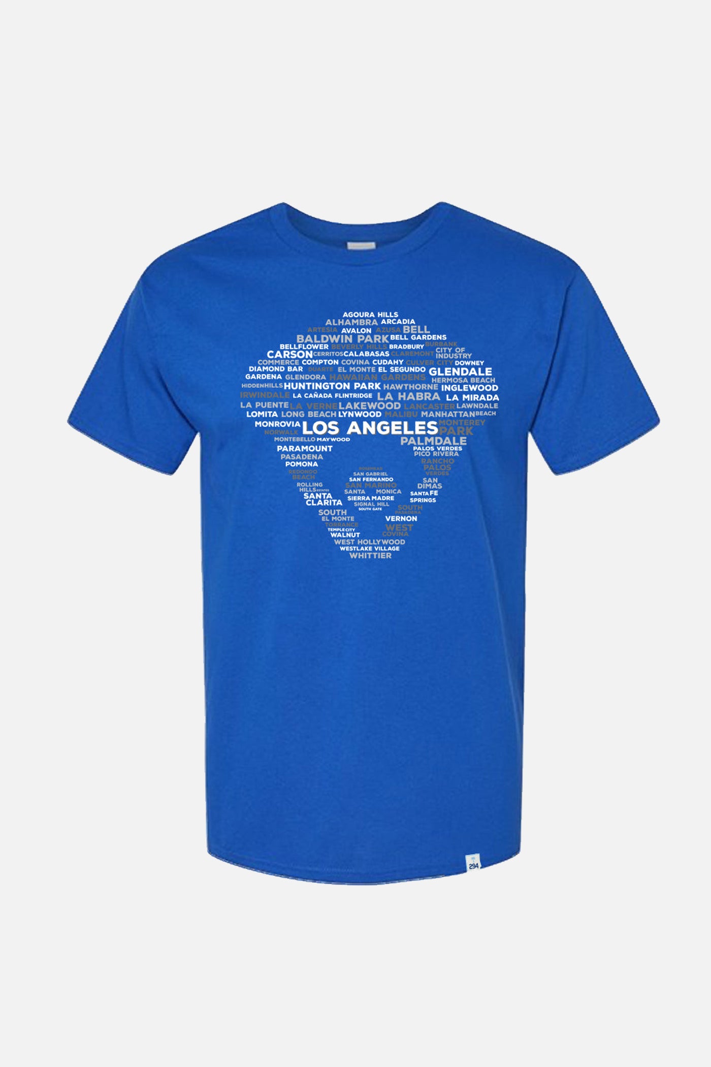 LA County Cities - Royal Blue Tee