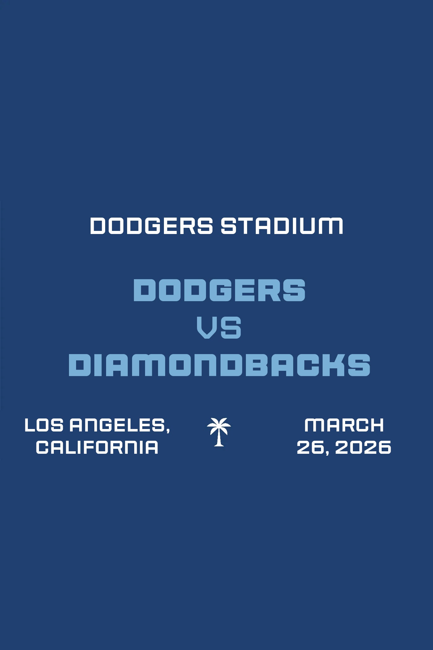 Dodgers vs Diamondbacks Takeover March 26 2026 (Opening Day)