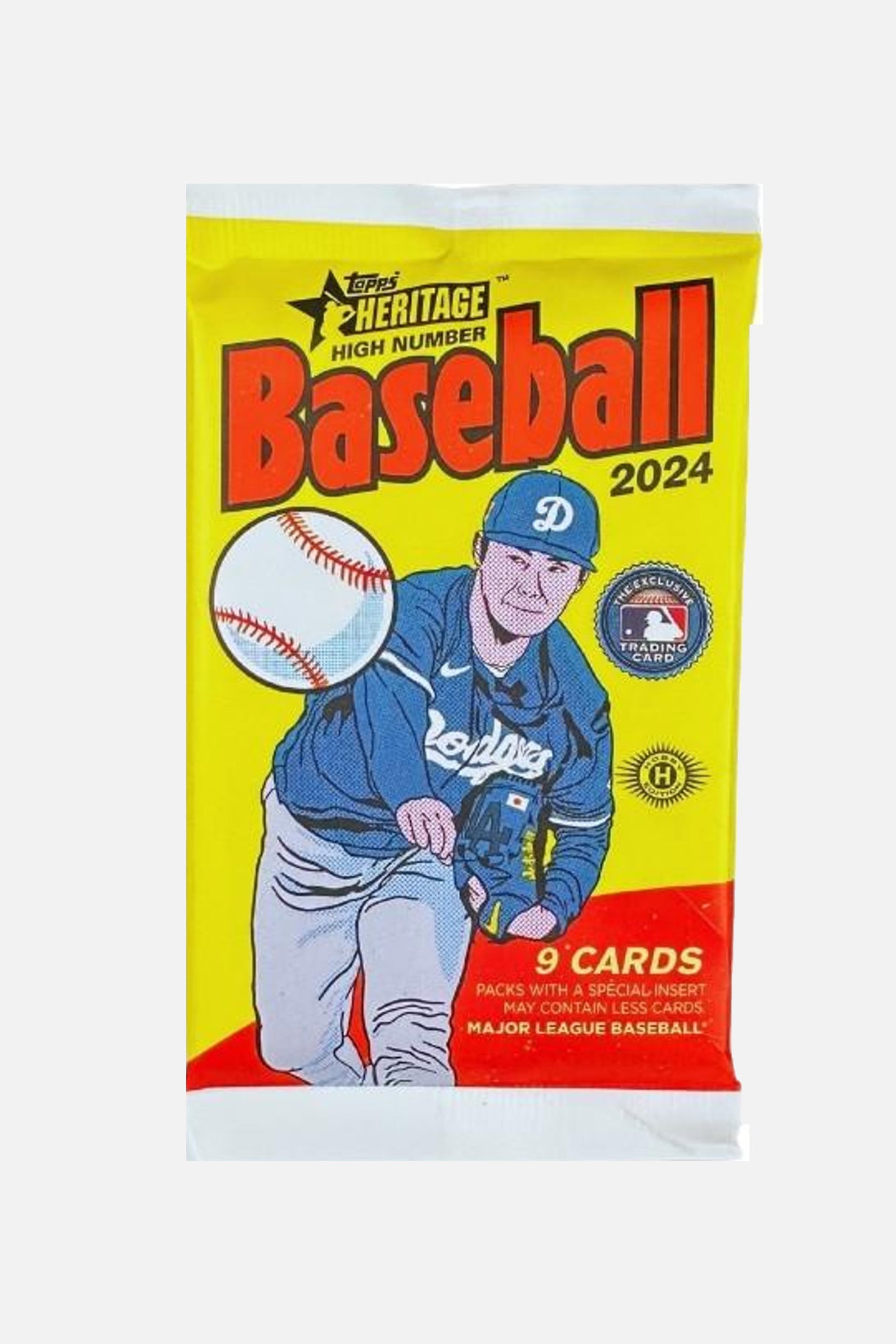 Topps Baseball 2024 Heritage High Number Baseball Hobby Single Pack (9 Cards)