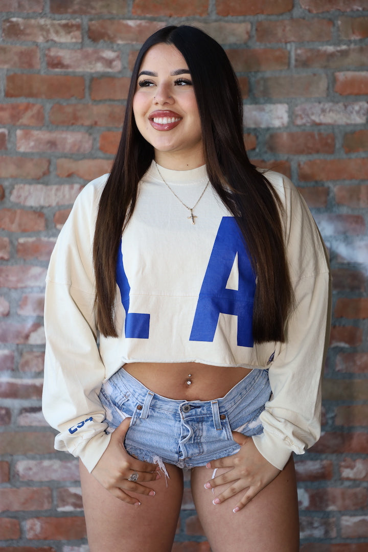 Cream Los Angeles | LA Crop Top Spirit Jersey