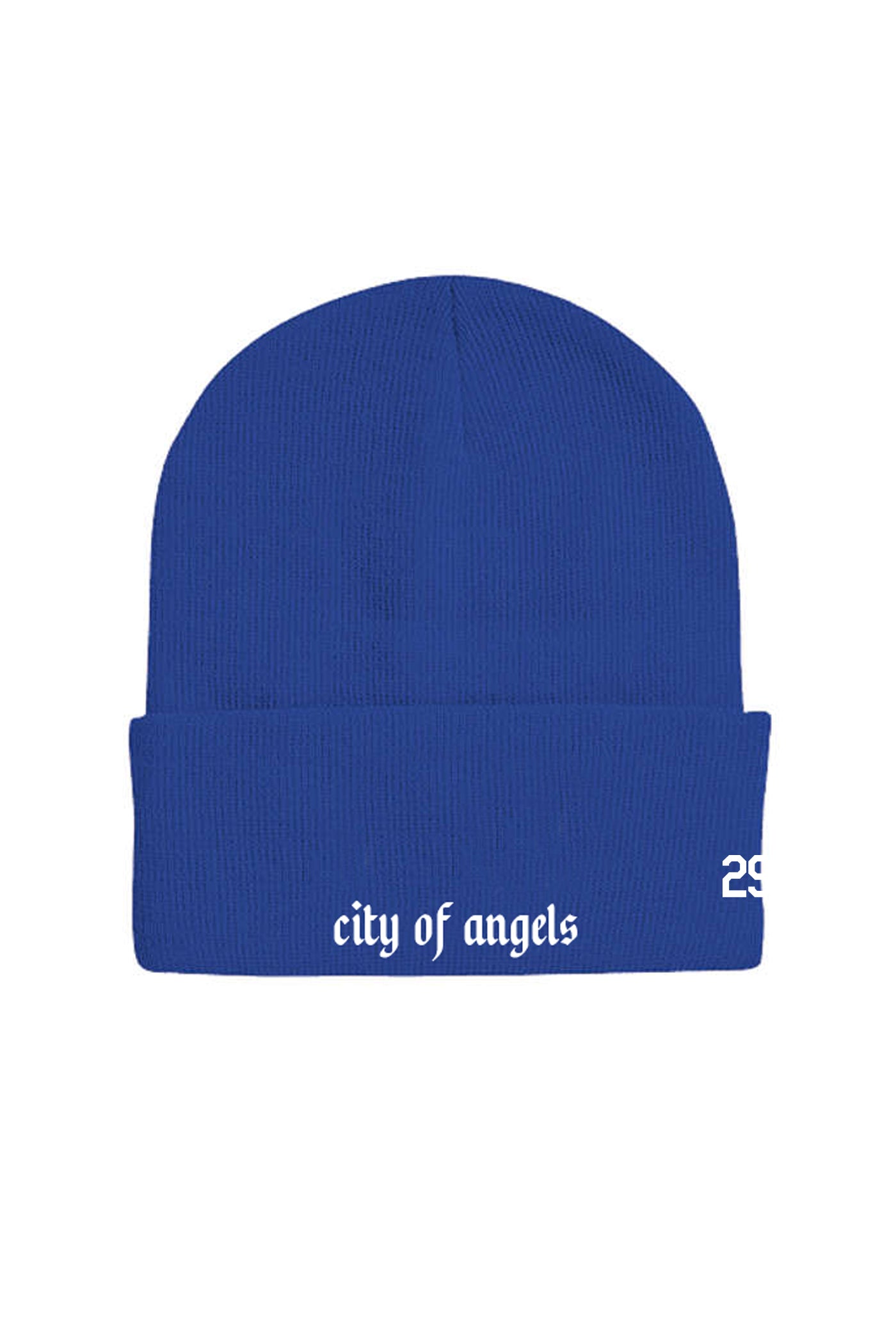 LA Logo Cuff Beanie | Royal Blue