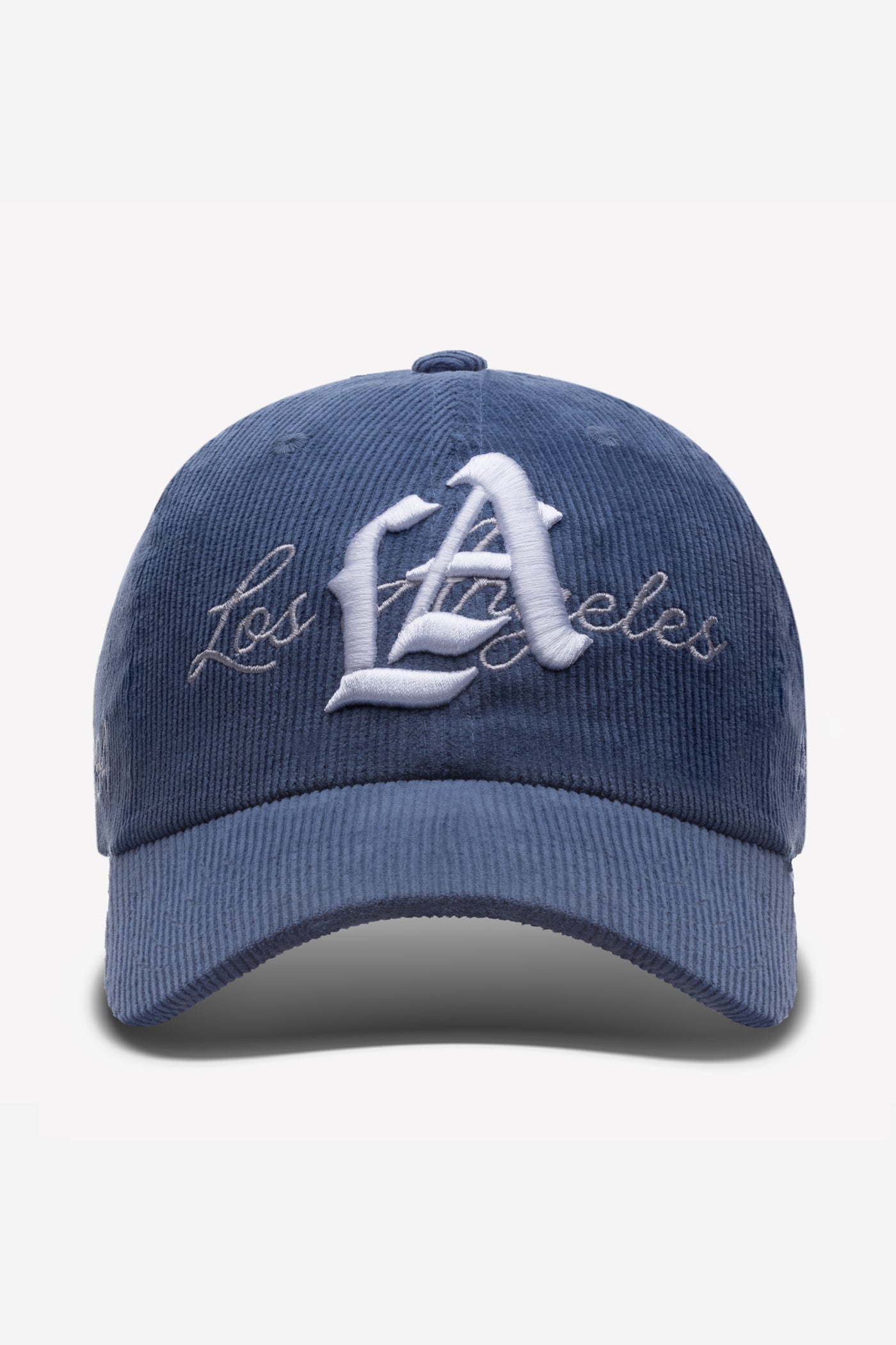 LA Logo Dad Hat Corduroy | Slate Blue