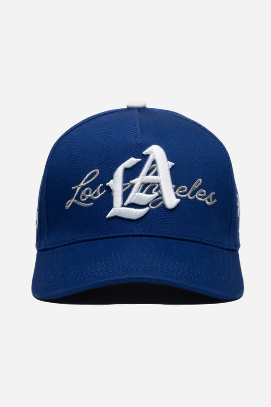 LA Logo A-Frame Snapback | Royal Blue