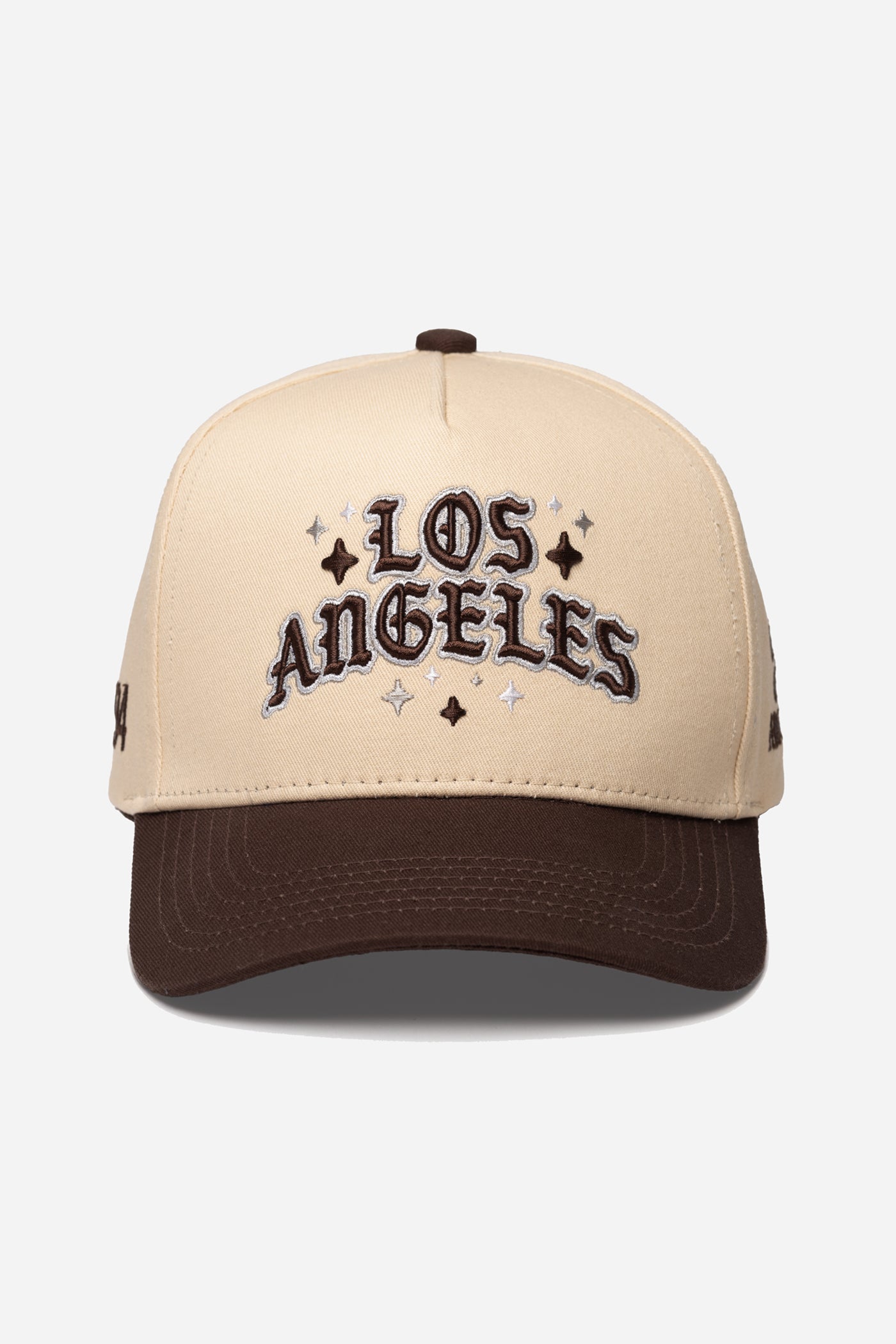 Los Angeles Stars Logo A-Frame Snapback | Natural & Brown