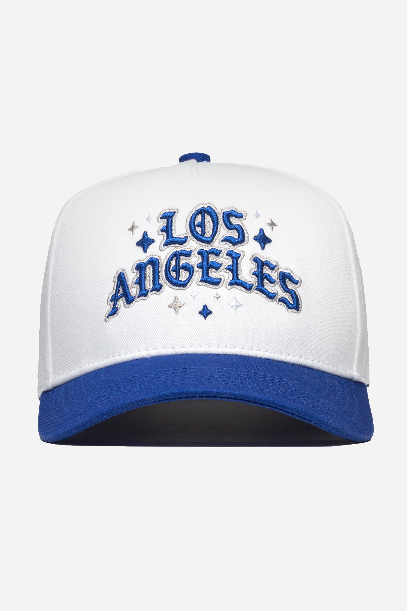 Los Angeles Stars Logo A-Frame Snapback | White & Royal Blue