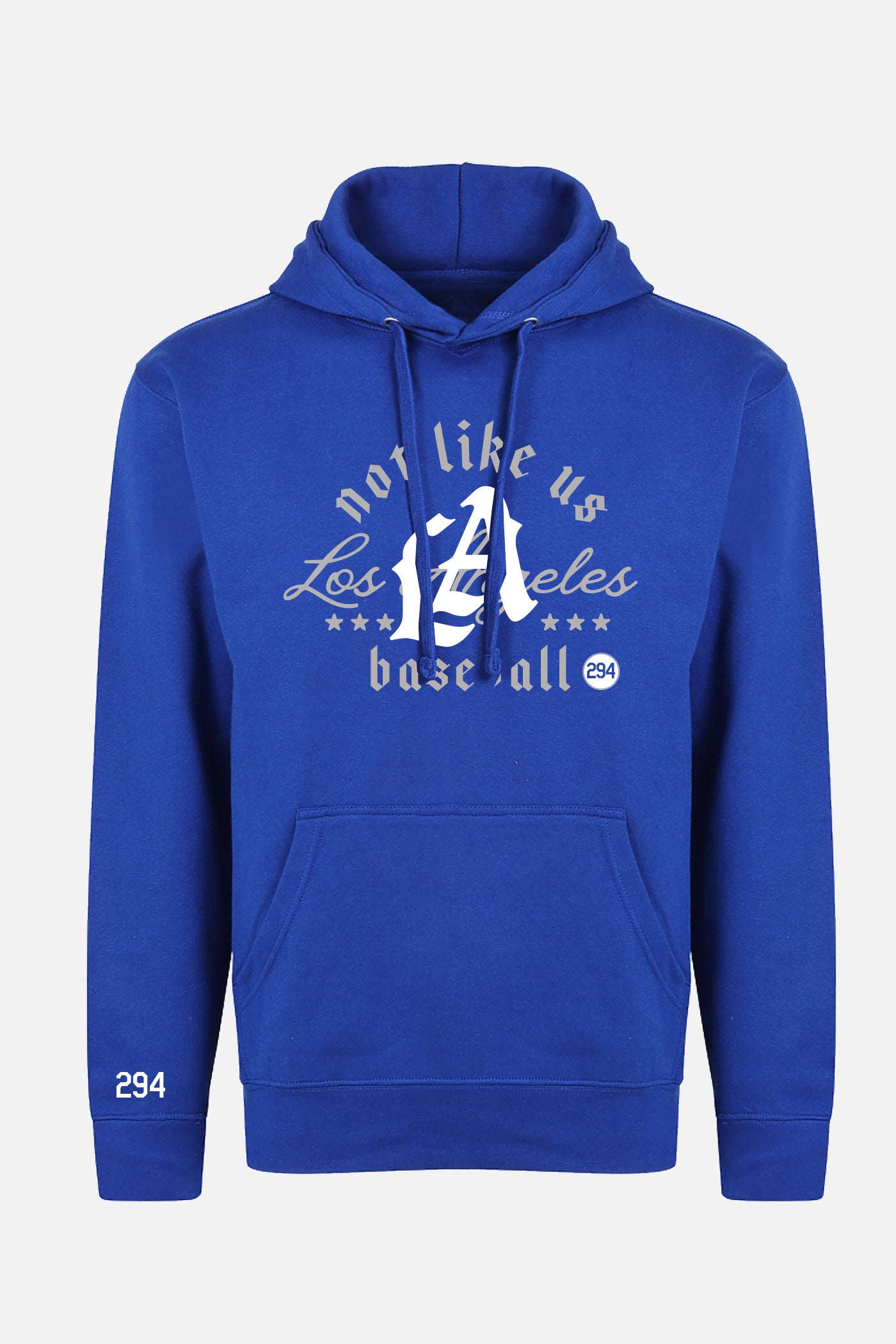 They Not like us LA Logo Baseball Hoodie