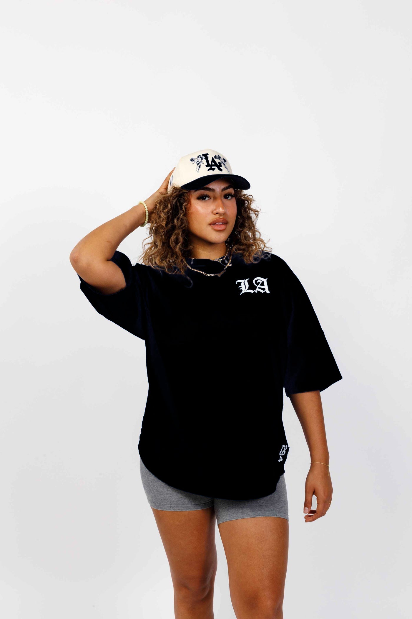 Black Old English Los Angeles  | 294 Spirit Jersey Short Sleeve