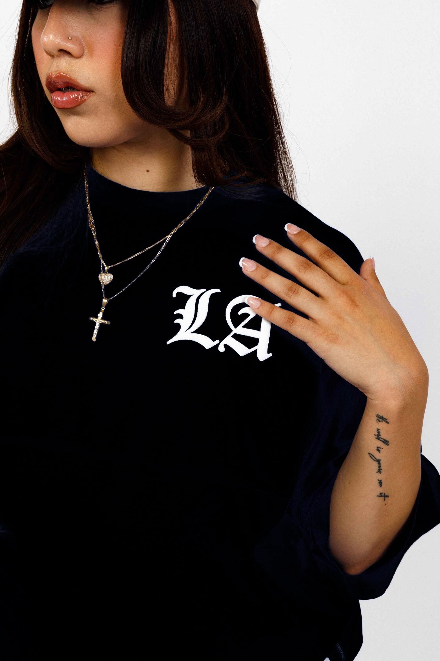 Black Old English Los Angeles | 294 Spirit Jersey Short Sleeve