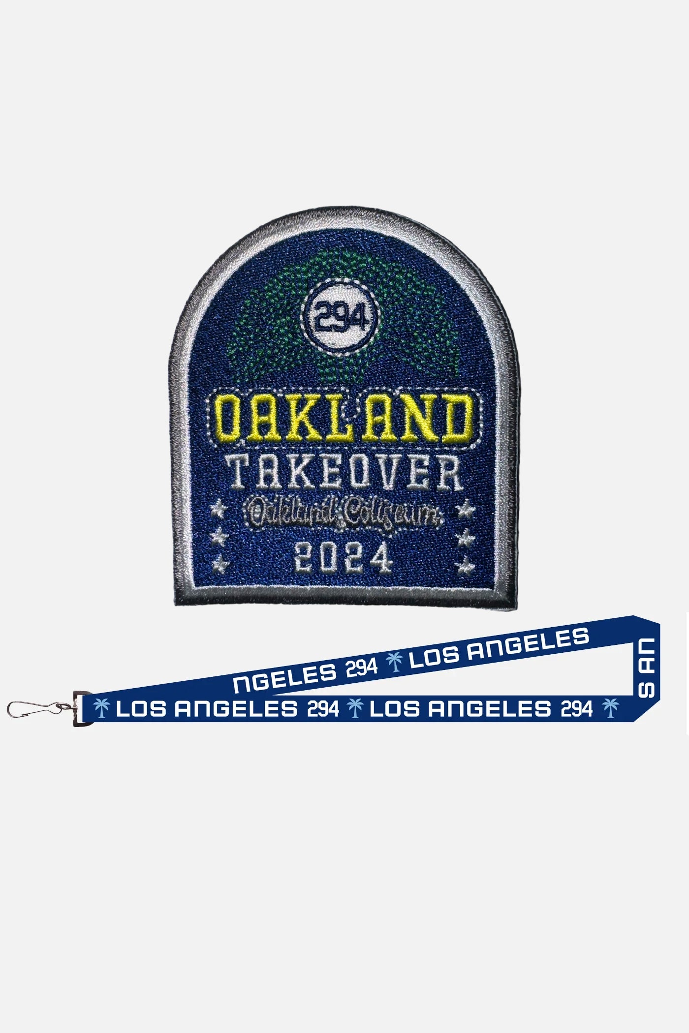 2024 Commemorative Takeover Patches + Lanyard