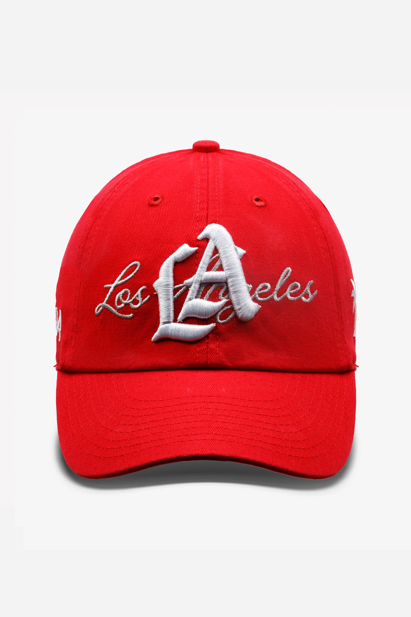 LA Logo Dad Hat | Red