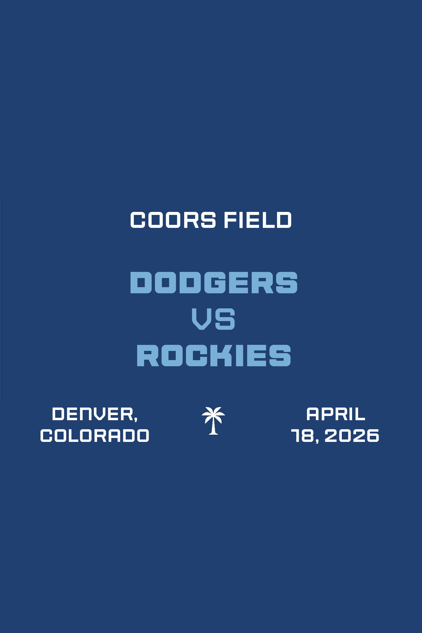 Dodgers vs Rockies Takeover April 18 2026
