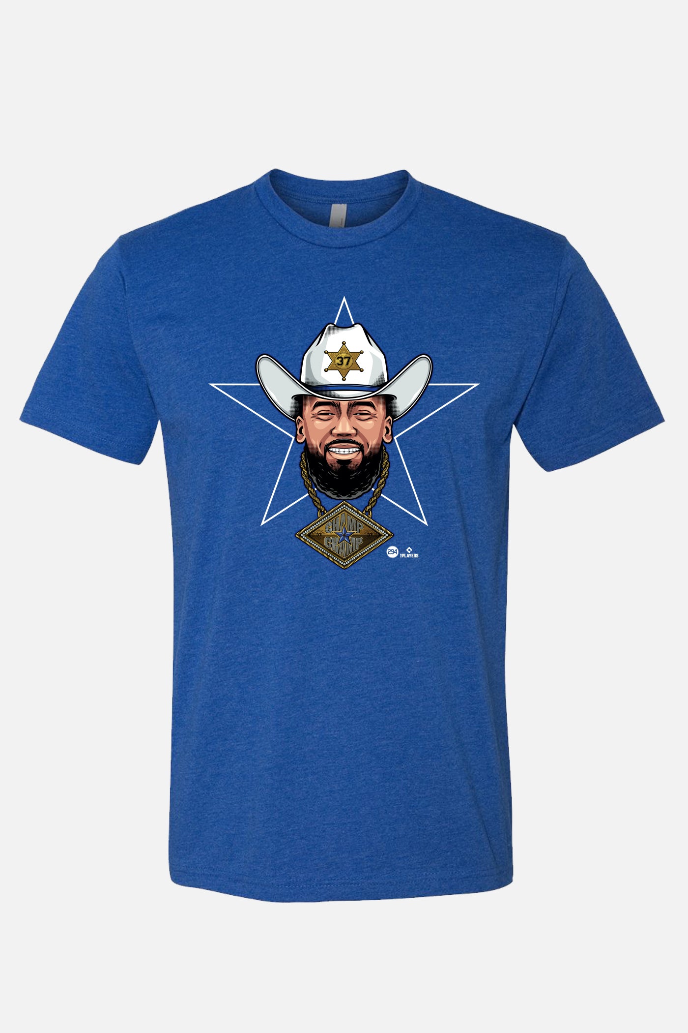Teoscar Hernandez Champ Royal Tee | MLBPA