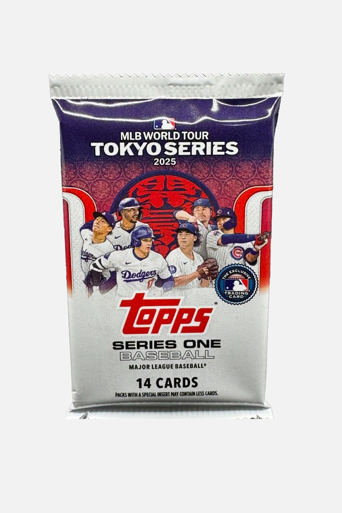 Topps Baseball 2025 Series One MLB Tokyo Series Single Pack (14 Cards)