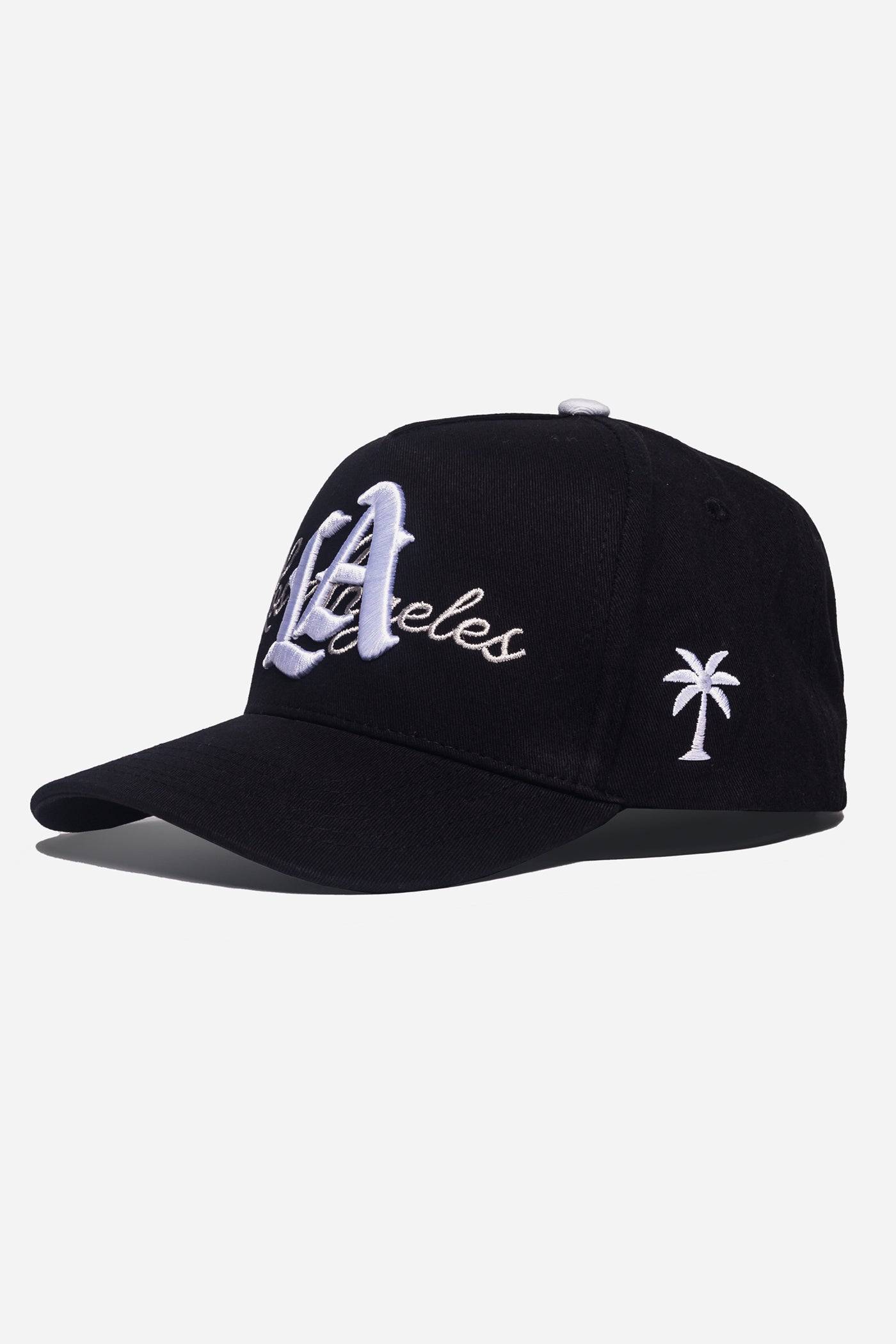 LA Logo A-Frame Snapback | Black