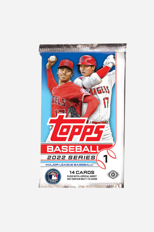 Topps Baseball 2022 Series One Retail Single Pack (16 Cards)