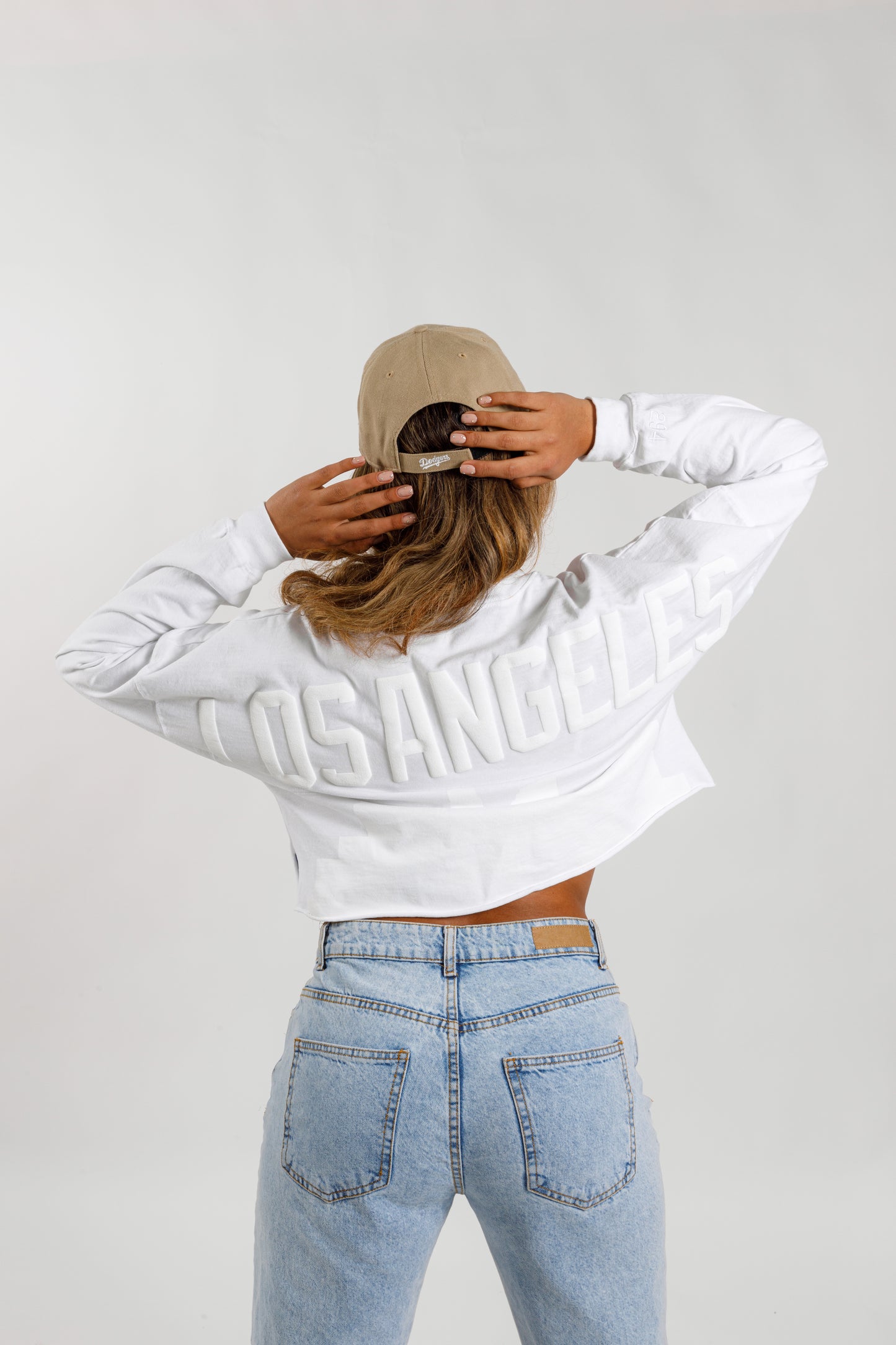 White Los Angeles | LA City Crop Top Spirit Jersey