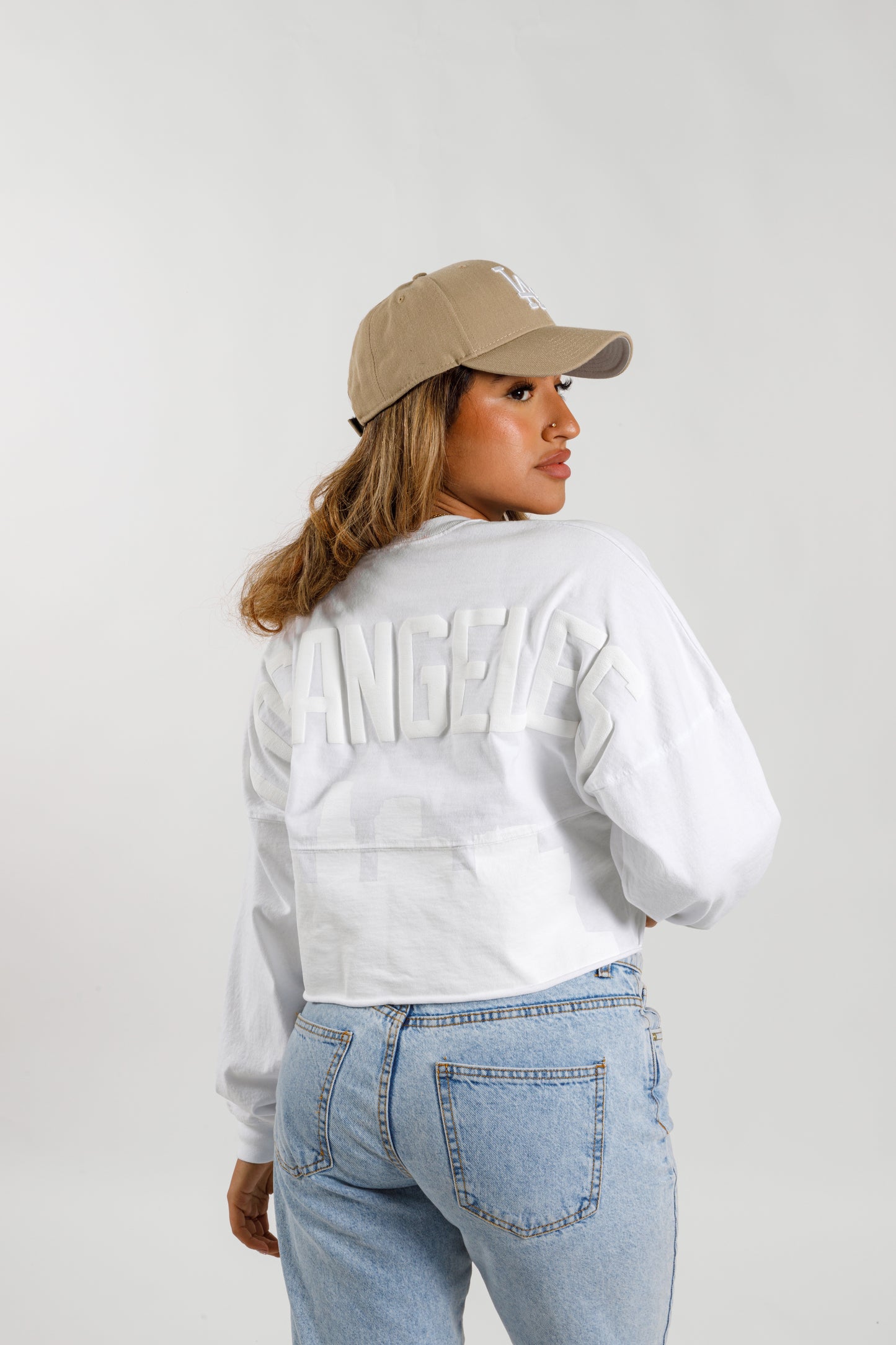 White Los Angeles | LA City Crop Top Spirit Jersey