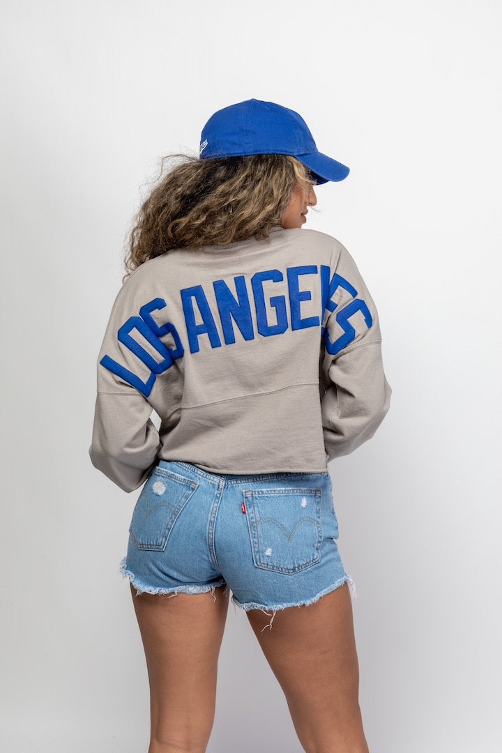 Gray Los Angeles | LA Crop Top Spirit Jersey