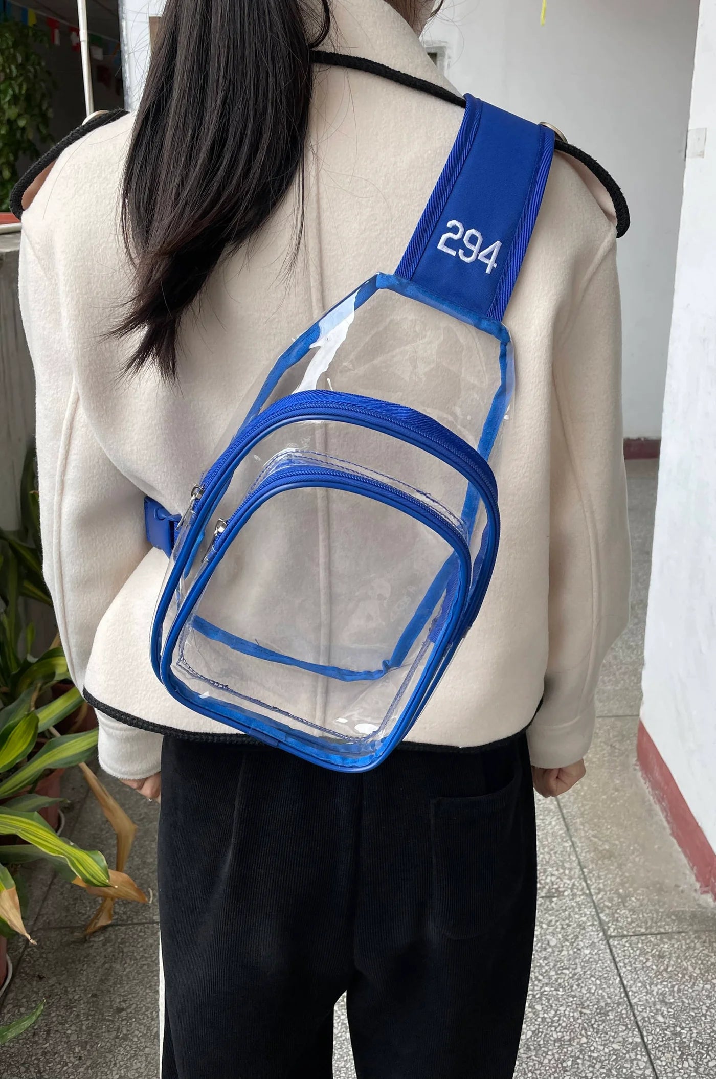 P294 Clear Sling Bag