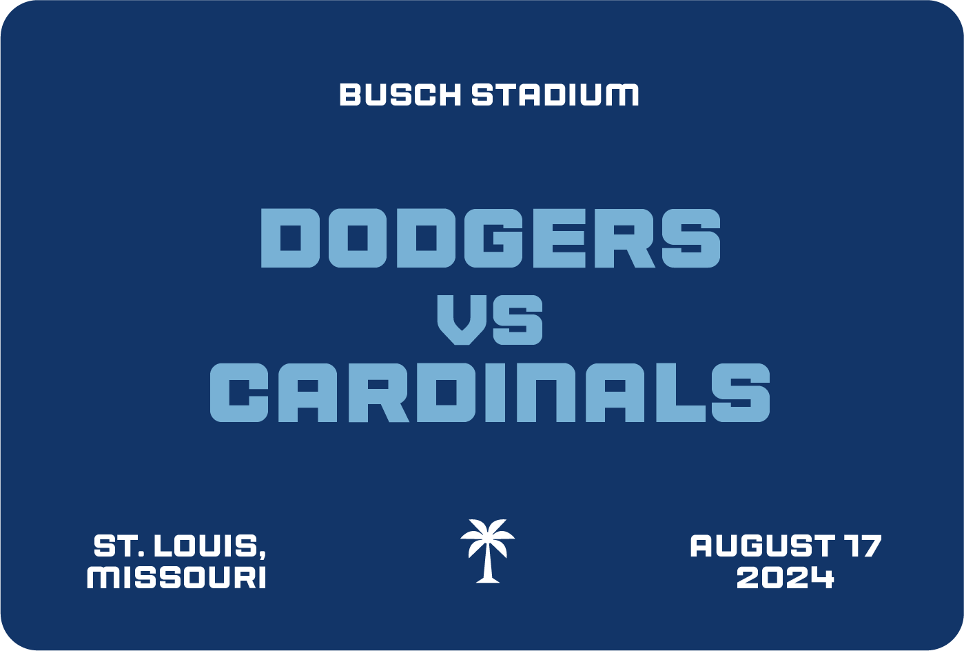 Dodgers vs Cardinals Takeover - August 17 2024