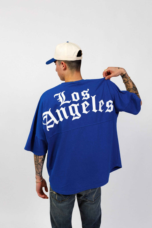 Royal Blue Old English Los Angeles  | 294 Spirit Jersey Short Sleeve