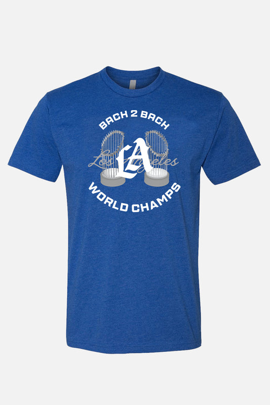 World Champs Back to Back Royal Blue Tee