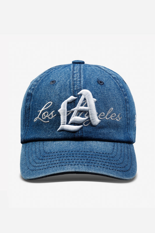 LA Logo Dad Hat | Dark Denim