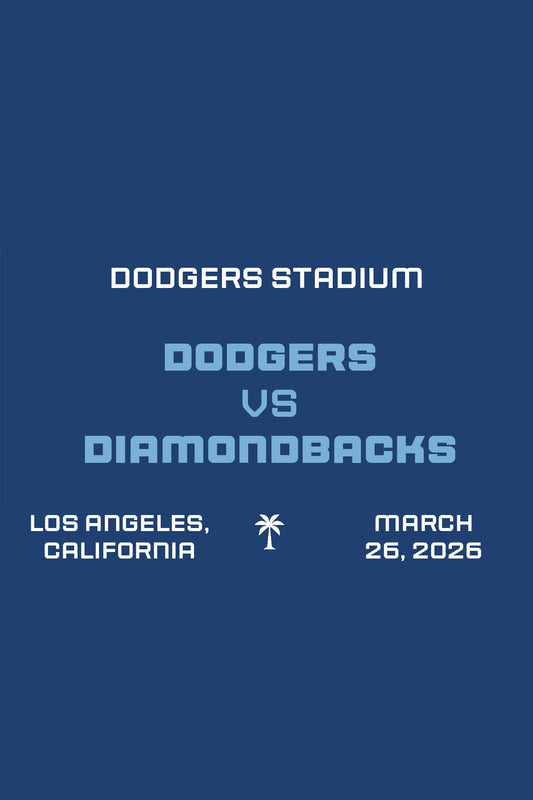 Dodgers vs Diamondbacks Takeover March 26 2026 (Opening Day)