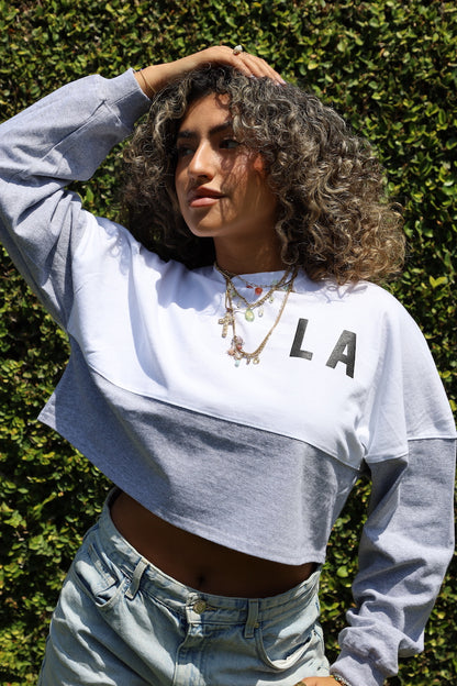 White Colors Los Angeles | LA Crop Top Spirit Jersey