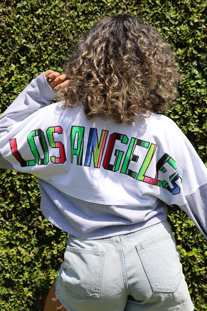 White Colors Los Angeles | LA Crop Top Spirit Jersey