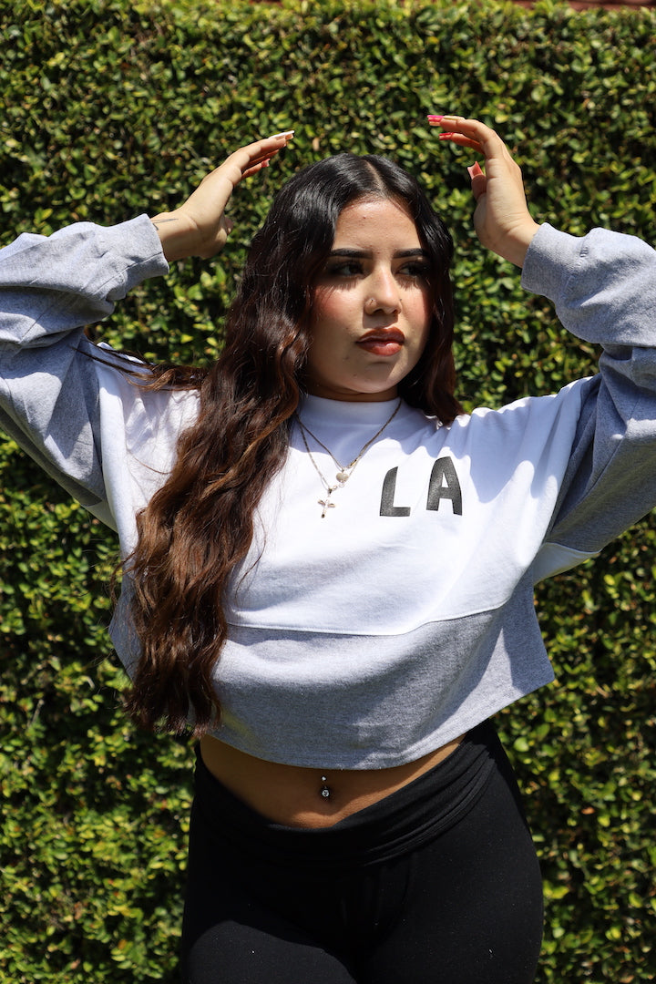 White Colors Los Angeles | LA Crop Top Spirit Jersey