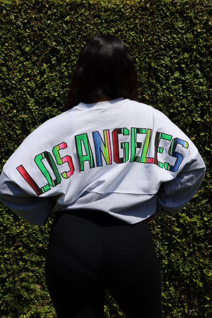 White Colors Los Angeles | LA Crop Top Spirit Jersey