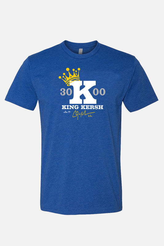 Clayton Kershaw King Kershaw 3,000 Tee | MLBPA