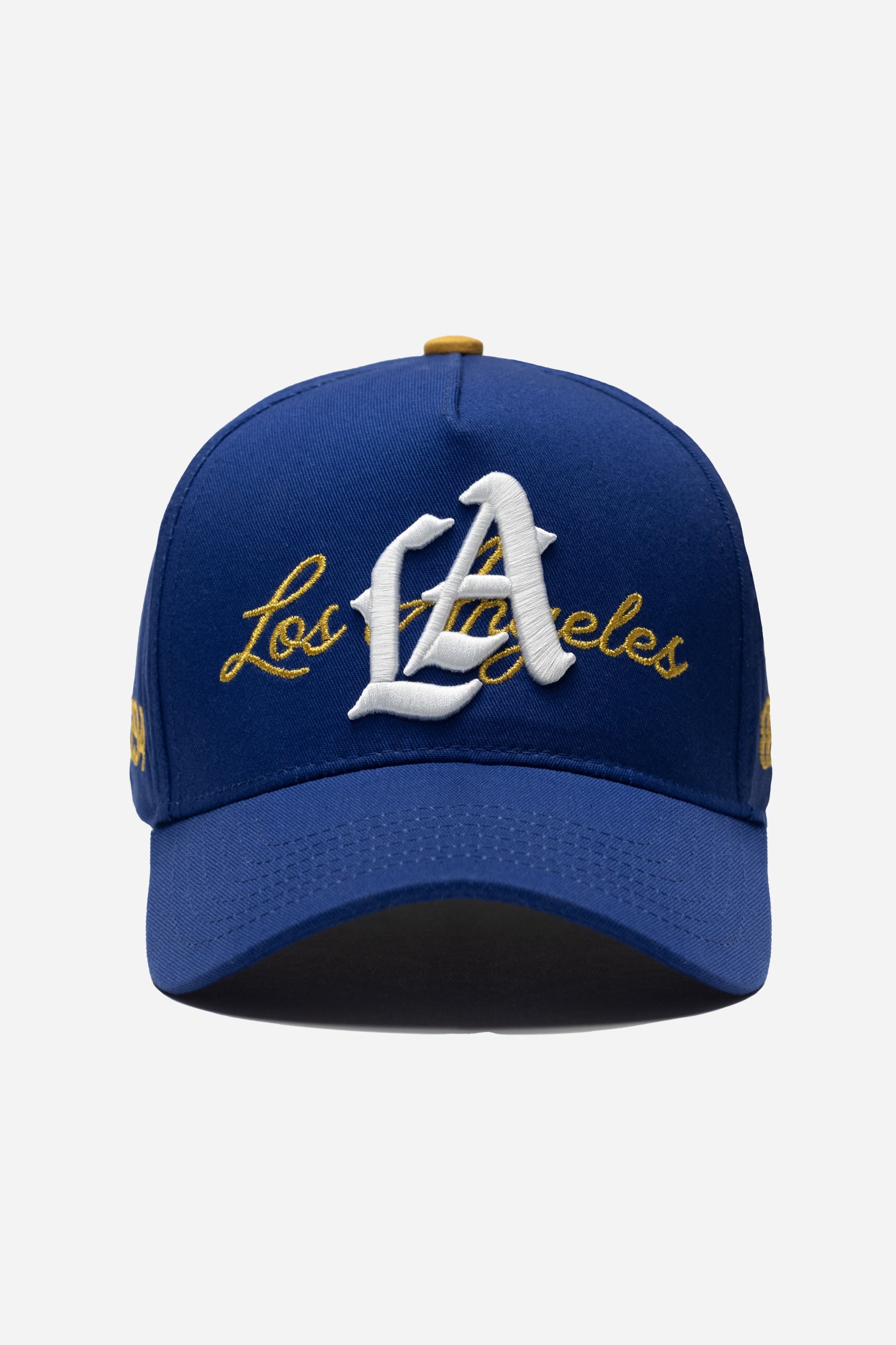 Championship Gold 8X LA Logo A-Frame Snapback | Royal Blue