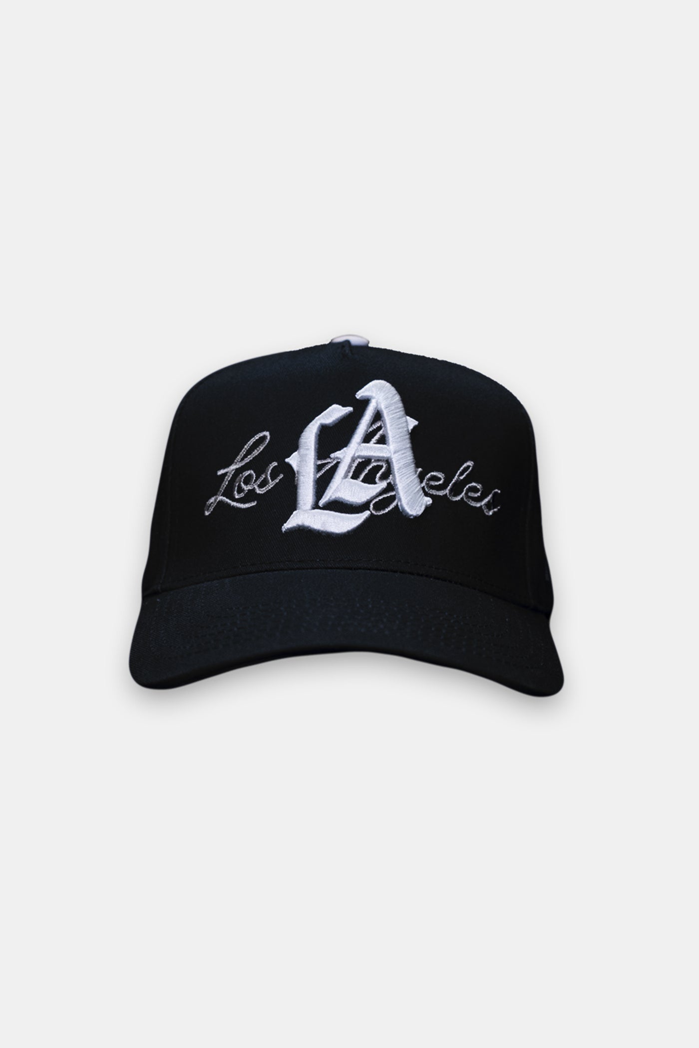 LA Logo A-Frame Snapback | Black