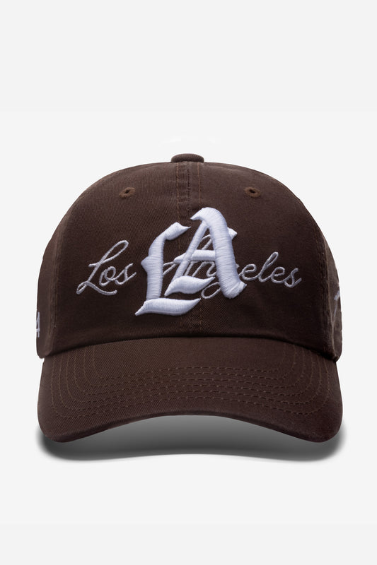 LA Logo Dad Hat | Brown