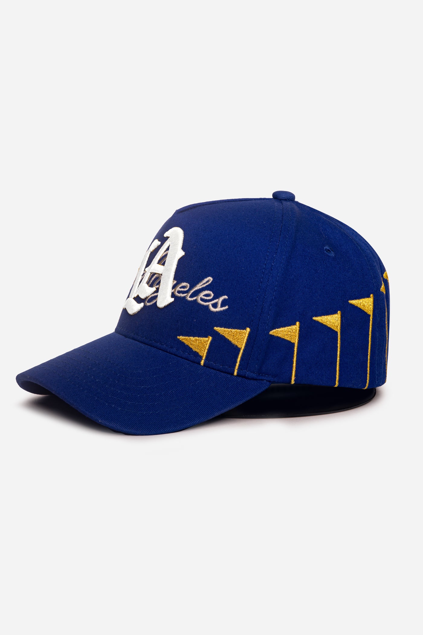 Gold Pennants LA Logo A-Frame Snapback | Royal Blue