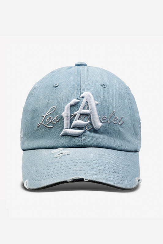 LA Logo Dad Hat | Light Denim